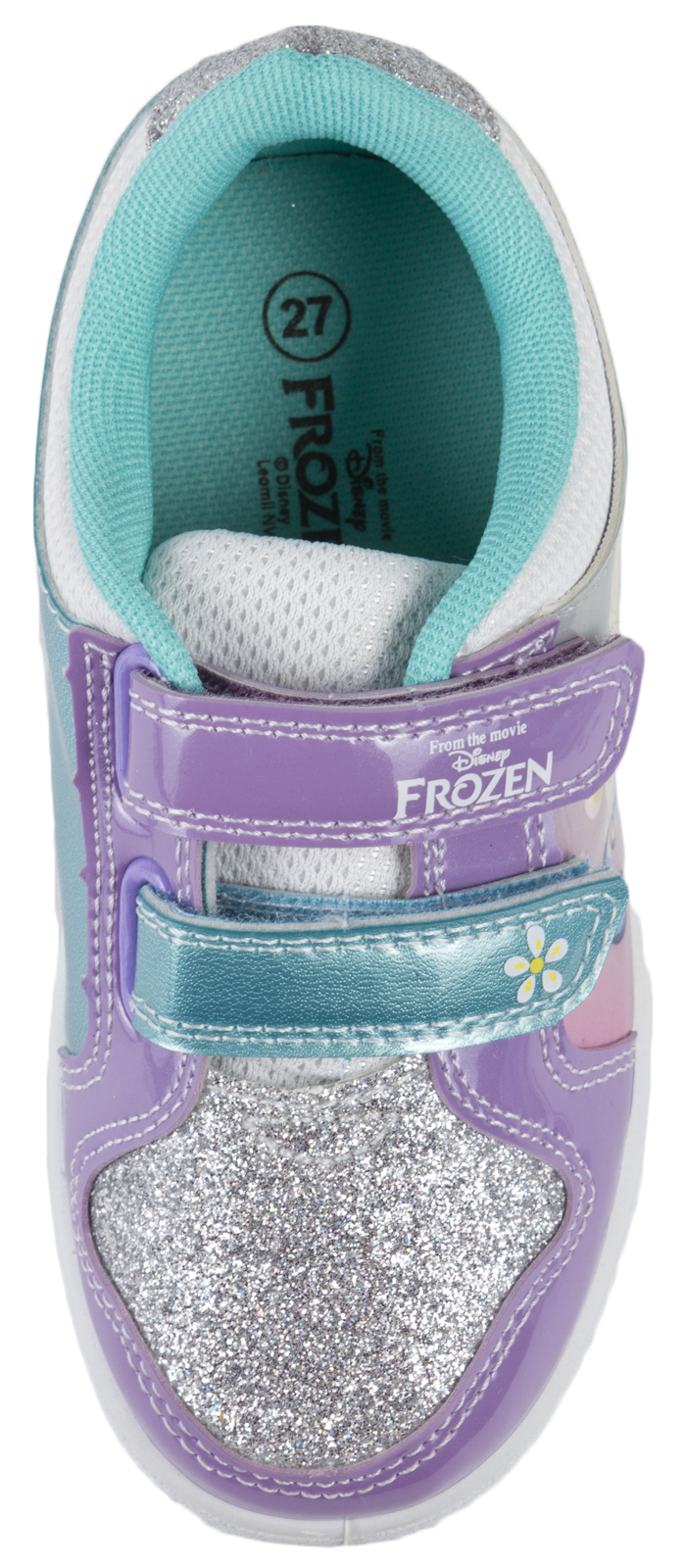 Girls Frozen Elsa Olaf Glitter Trainers Character Sports Shoes Kids